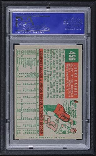 1959 Topps 456 Jerry Casale Boston Red Sox (Бейзболна картичка) PSA PSA 8.00 Red Sox