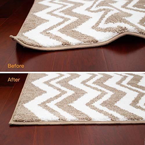 Anti Curling Rug Grippers - Latest Против Curling Rug Pad Против Folding Carpet Corners to Make Rug Corner Плоски, ЕВА Foam Carpet Tape No Sticky to the Floor Hardwood Safe & Removable Not an Anti-Slip Pad