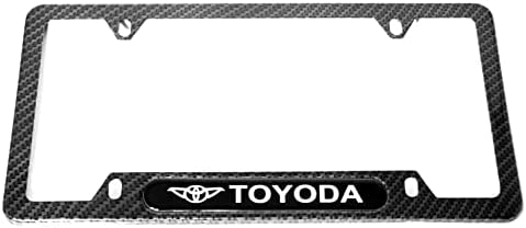 Moosi Carbon Fiber Toyoda Държач на капачката на регистрационен номер с винтове от Неръждаема стомана Toyoda (2)