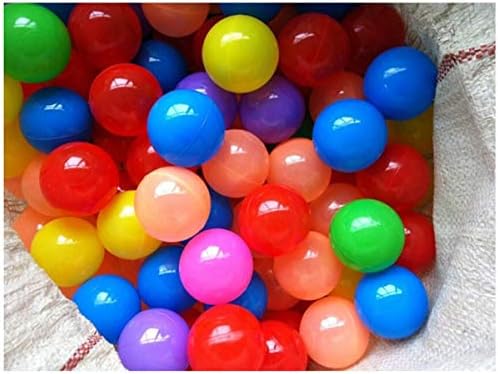 HIUHIU 100 броя 5,5 см екологично Чист Цветен Мек Пластмасов Басейн surf Топка Baby Fun Toy Pressure air Ball