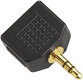 VCE 2-Pack 3.5 mm Headphone Y Сплитер, Позлатен 3.5 mm 1/8 inch Male to Dual Женски Stereo Jack Adapter Converter