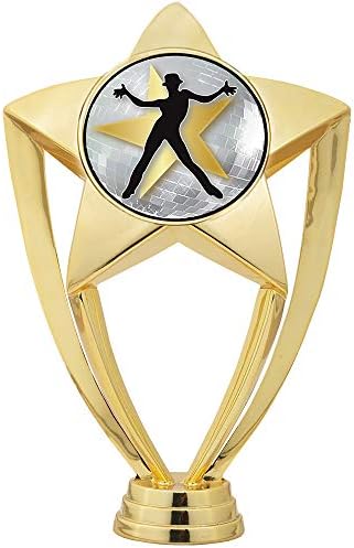 Crown Awards 6 Gold Jazz Music Trophies - Custom Music Star Trophy Prime