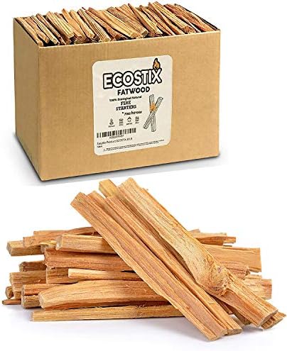 EasyGoProducts прибл. 240 Eco-Stix Fatwood Starter Разпалване на Дърва за огрев Пръчки Дърва Печки Къмпинг Firestarter