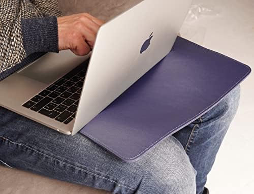 Aartedesign Естествена Кожа Ръкав 14 Инча за MacBook 14 Pro 2021 M1 A2442 Калъф за лаптоп Мека Ръчна Работа за Mac 14