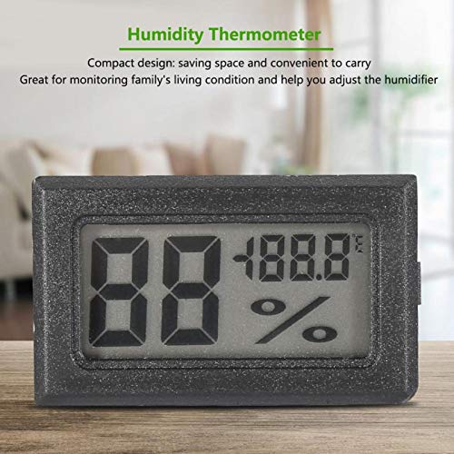 Мини-Влагомер, Термометър Цифров LCD Сензор за Влажност на въздуха в Помещението Монитор за Овлажнители на Въздух Изсушители