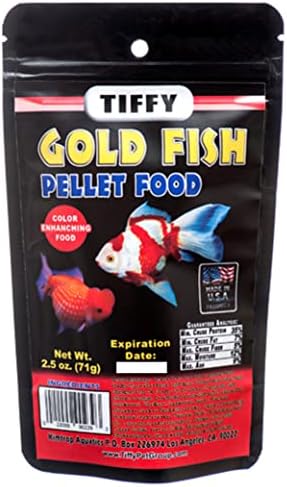 Цвят на хранене златни рибки питки 2 Pc златни рибки пълен балансиран увеличаване на 2.5 грама