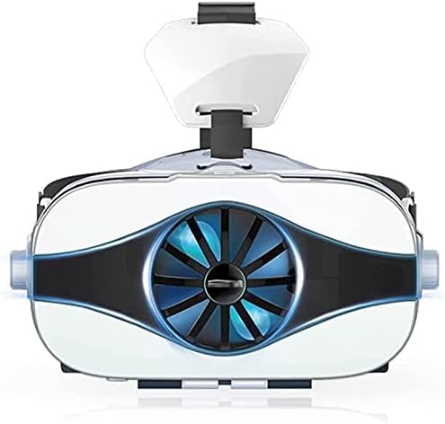 XUERUIGANG 3D VR Очила, Слушалки виртуална реалност, 3D VR Очила 105°FOV VR за 4.0-6.3 инча iOS и Android Смартфон, VR Очила Подарък за деца и възрастни (Цвят: бял)