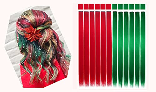 SINNKY Щипки за удължаване на косата в смесени цветове на Радужном Перука Аксесоари за коса Клип в Омбре Цветен Клип в