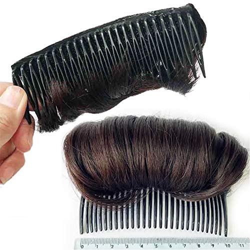 Естествени САМ Гребени За Коса от Синтетични Косата Невидими Въздушни Фиби За Коса Hair Pad Hair Bun Princess Инструменти