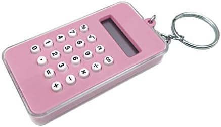 schicj133mm Електронен Калкулатор ABS Handheld Study Електронен Калкулатор Широко Използва за Дълъг живот е Розово