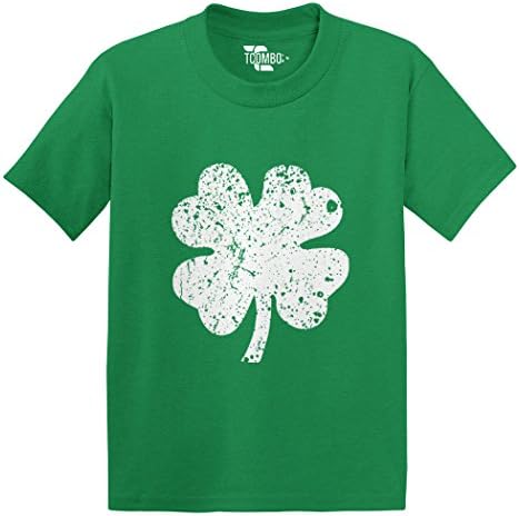 Проблем Четырехлистный детелина - Късмет Irish Бебе/Toddler Cotton Jersey-T-Shirt