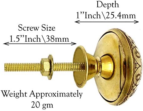 5moonsun5's Brass Drawer Pulls Knobs/Тоалетка Door Knobs/Pull and Push Locker Handle Knobs for Cabinets, Гардероби и Кухня/Locker
