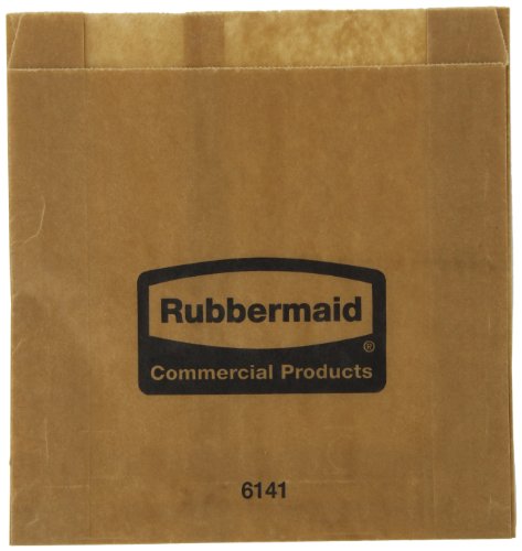 Чанти восъчна хартия Rubbermaid търговската мрежа, Санитарни торбички да се отървем салфетки, втулки женската хигиена, Пакет 250