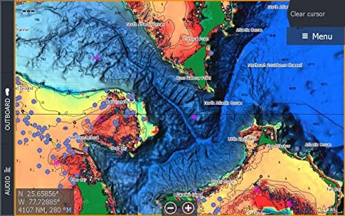 C-MAP Reveal Coastal - Chesapeake Bay to The Bahamas, Карта-карта за морски GPS навигация