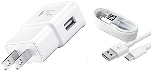 HIBATUL INC. Бързо адаптивен стенен адаптор с USB кабел тип C за Samsung Galaxy S9, S9+,S10, S10+ (не е OEM) на Марката