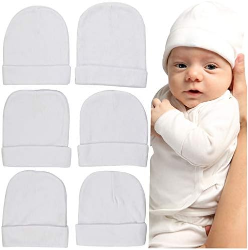 ToBeInStyle Babies', 5 или 6-Pack Удобни Двуслойни Памучни шапки за бебета
