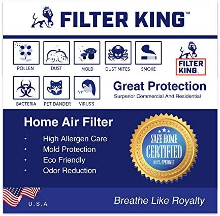 Filter King 12x27x2 Air Filters | 12 Pack | MERV 8 ОВК Нагънат Филтър за печки Ac Адаптер, Които повишават Качеството