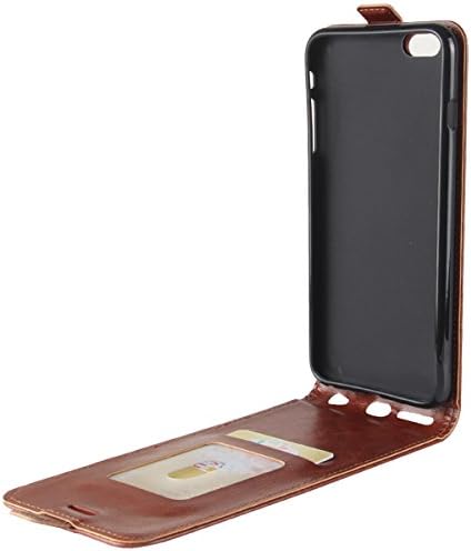 Калъф за iPhone Plus 6S,Калъф за iPhone 6+, Gift_Source [Магнитна закопчалка] ПУ Вертикален Кожен Флип Калъф За телефон