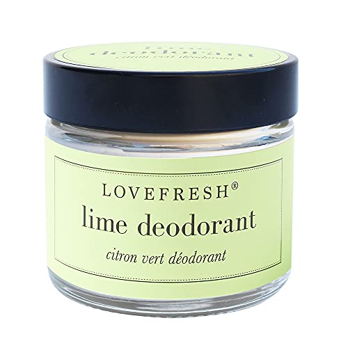 Lovefresh - Натурален дезодорант | Без алуминий (мандарина лайм) (2 унция)