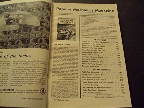 Популярна механика Ноември 1949 Морски Булдозер, Сеч Каубои