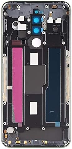 Fulvit делото Замени Средна Рамка Рамка, Плоча + Батерия делото за Xiaomi Black Shark Helo(черен) (Цвят : черен)