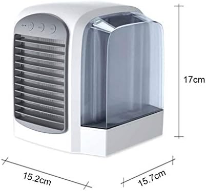 shi xiang shop Small Portable Air Conditioner with 380ml Transparent Water Tank, Protable Personal Table Water Coolers