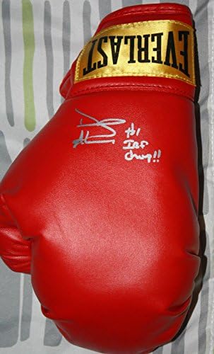 Девин Александър подписан и надписанная ръкавица, светът бокс, Шампион на IBF, Точно доказателство, Боксови ръкавици с
