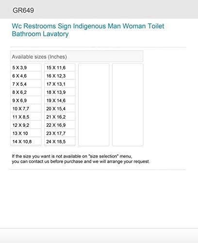DT стикери Стикери Стикер Тоалетна Тоалетни Знак на Коренното Мъж Жена Тоалетна Баня с Тоалетна 10 X 7,7