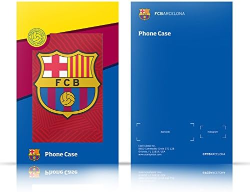 Head Case Designs Официално Лицензиран FC Barcelona Impact Герб Soft Gel Case Съвместим с Apple Touch 6th Gen / Touch 7th Gen