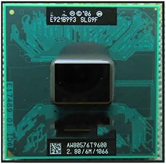 WUYIN Нов Лаптоп Процесор Core 2 Duo T9600 T9600 ПРОЦЕСОР 6 М Кеш/2,8 Ghz/1066/Двуядрен Лаптоп Процесор за Процесори GM45/PM45