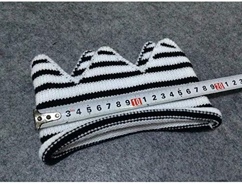 Funbase Baby Knitted Crown Beanie Шапка Solid/Stripe Самоделни Плетене Birthday Party Cap