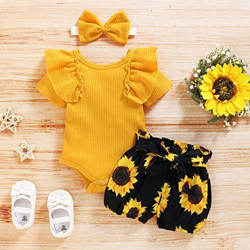 Ayalinggo First Easter Baby Girl Outfit Eggs Гащеризон Onesie Бъни Shorts Pink Dress Бебе Newborn Easter Outfits for Girl
