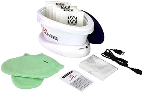 Производство на предприятия WaxWel Paraffin Bath - Стандартна блок включва: 65 притурки, 1 ръкавица, 1 пинетку и 6 килограма