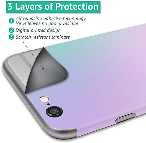 MightySkins Skin е Съвместим с калъф OtterBox Defender за iPhone 7 Plus – Pine Колаж | Защитен, здрав и уникален винил