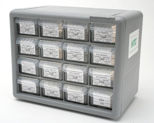 NTE Electronics CK-02 високо напрежение Алуминиеви Електролитни Кондензаторен Пакет, Предварително Опаковани, Разнообразни