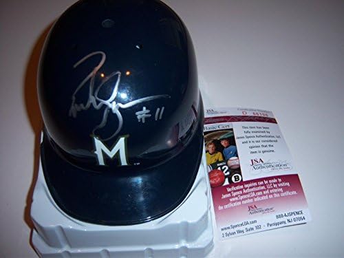 Richie Sexson Brewers,yankee Jsa/coa Signed Mini Helmet - Мини-Каски MLB с автограф