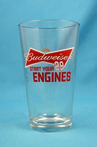 Бира Budweiser Start Your Engines No 29 6 In Pint Single Glass