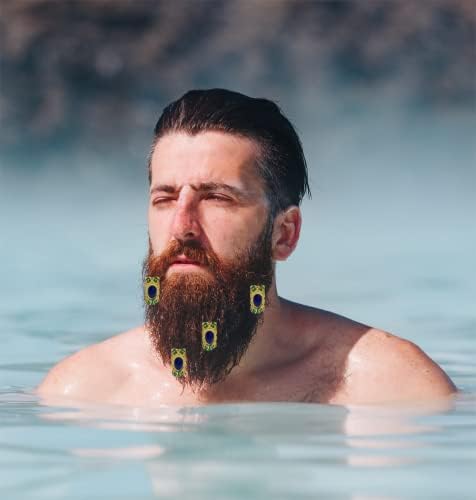 5pcs Viking Beard Beads Dreadlocks Beads Hair Tube Beads for Men Beard Braid Beads Braiding Злато направи си САМ Бижута