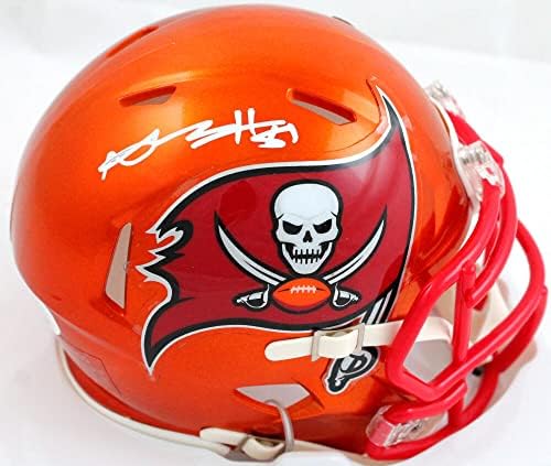 Antonio Brown Autographed Tampa Bay Buccaneers Flash Speed Mini Helmet-JSA W White