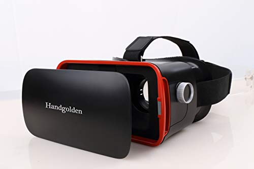 HandgoldenVR Vr Headset3d Очила за Виртуална Реалност Слушалки за VR Игри и 3D Филми