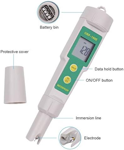 Bevve Collection Instrument 169E ORP/Redox Тестер Waterproof ORP Meter ORP Тестер Potential Positive and Negative ORP