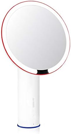 WJCCY Smart LED Огледало за Грим с Датчик за Движение може да се Регулира Яркостта на Маса Суета огледало (Цвят : бял)