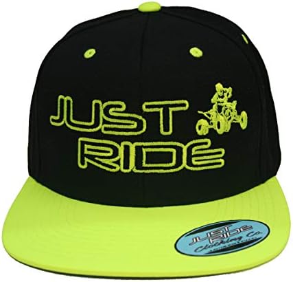 Just Ride ATV Quad Hat Плосък Bill възстановяване на предишното положение