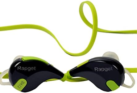 RAPGET Bluetooth Слушалки, Безжични Спортни Слушалки, Водонепропусклив IPX7 с Микрофон, HD Стерео слушалки в ушите, Калъф,