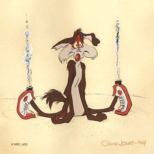 Chuck Jones Уловка E Coyote Furryous-1949 Print Warner Bros Limited Edition of 149