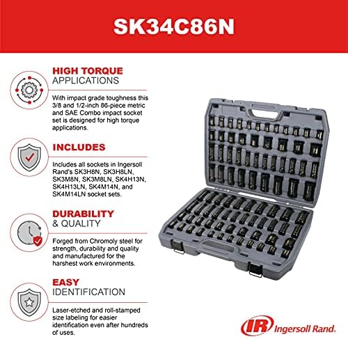 Ingersoll Rand SK34C86N Mega Socket Set (86 бр.)