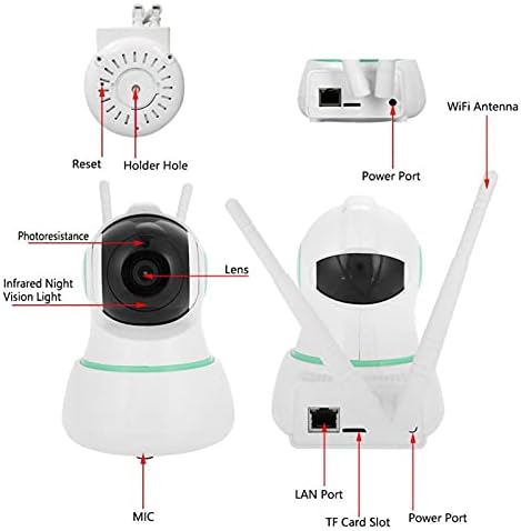 Камера 1080P HD WiFi Пет Baby Monitor, за детето(американски стандарт (110V-220V))