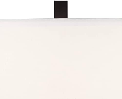 Jason Селска Фермерска Промишлен Настолна Лампа с USB Порт лека нощ Черен Метален Стъклен Бял Текстилен Барабана Лампа