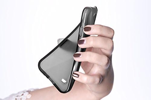 Cadorabo DE-105237 Калъф За Мобилен Телефон Гъвкав TPU Силиконов S-Line Дизайн за Alcatel One Touch Idol 3 4,7 Инча Черен