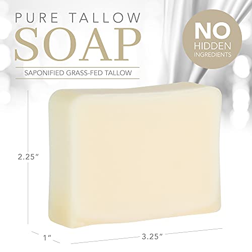 Естествено сальное сапун за мъже и жени, 4 унция - ръчно изработени Сапун за чувствителна кожа, за да помогне за облекчаване